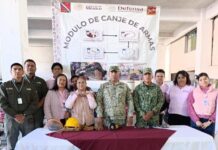 Realizan canje de armas en Puebla